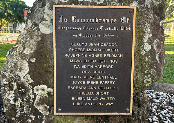 Boondall Bush Crash Memorial