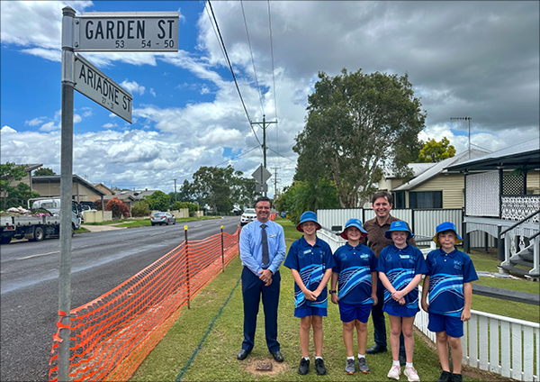 New footpath - Ariadne Street, Garden Street, Churchill Street